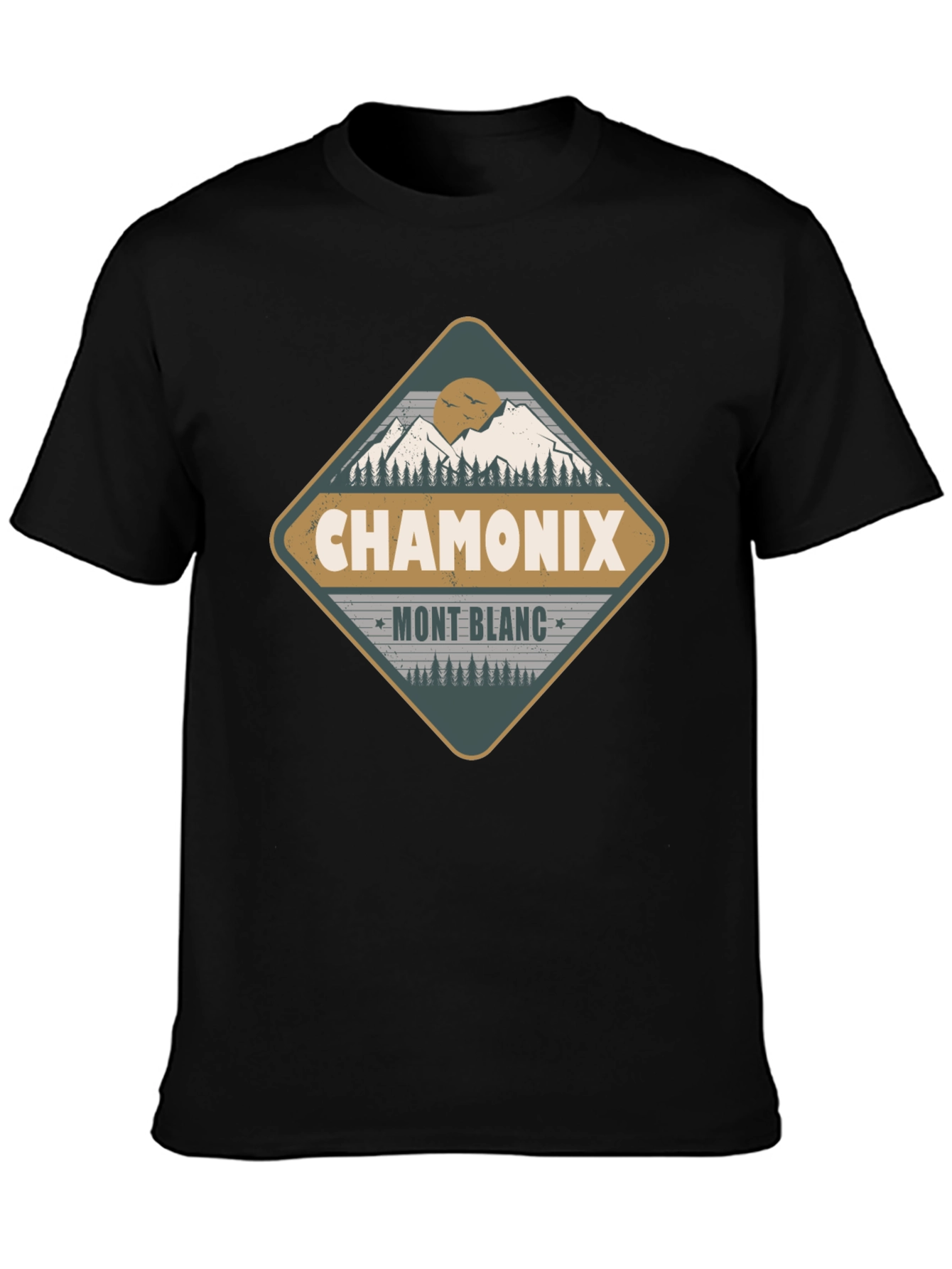 Chamonix Mont Blanc Graphic T-Shirt