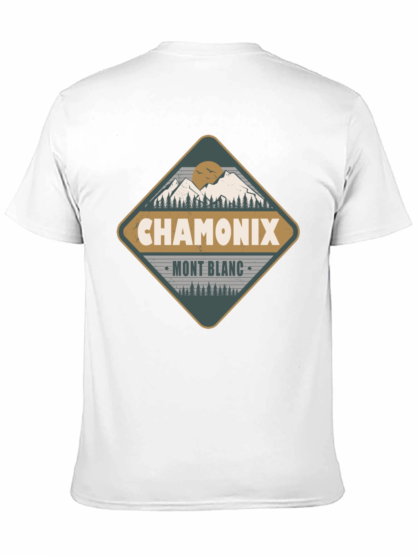 Chamonix Mont Blanc Graphic T-Shirt