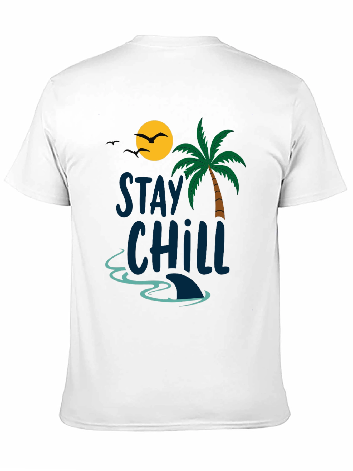 Stay Chill T-Shirt - Beach Vibes Graphic Tee