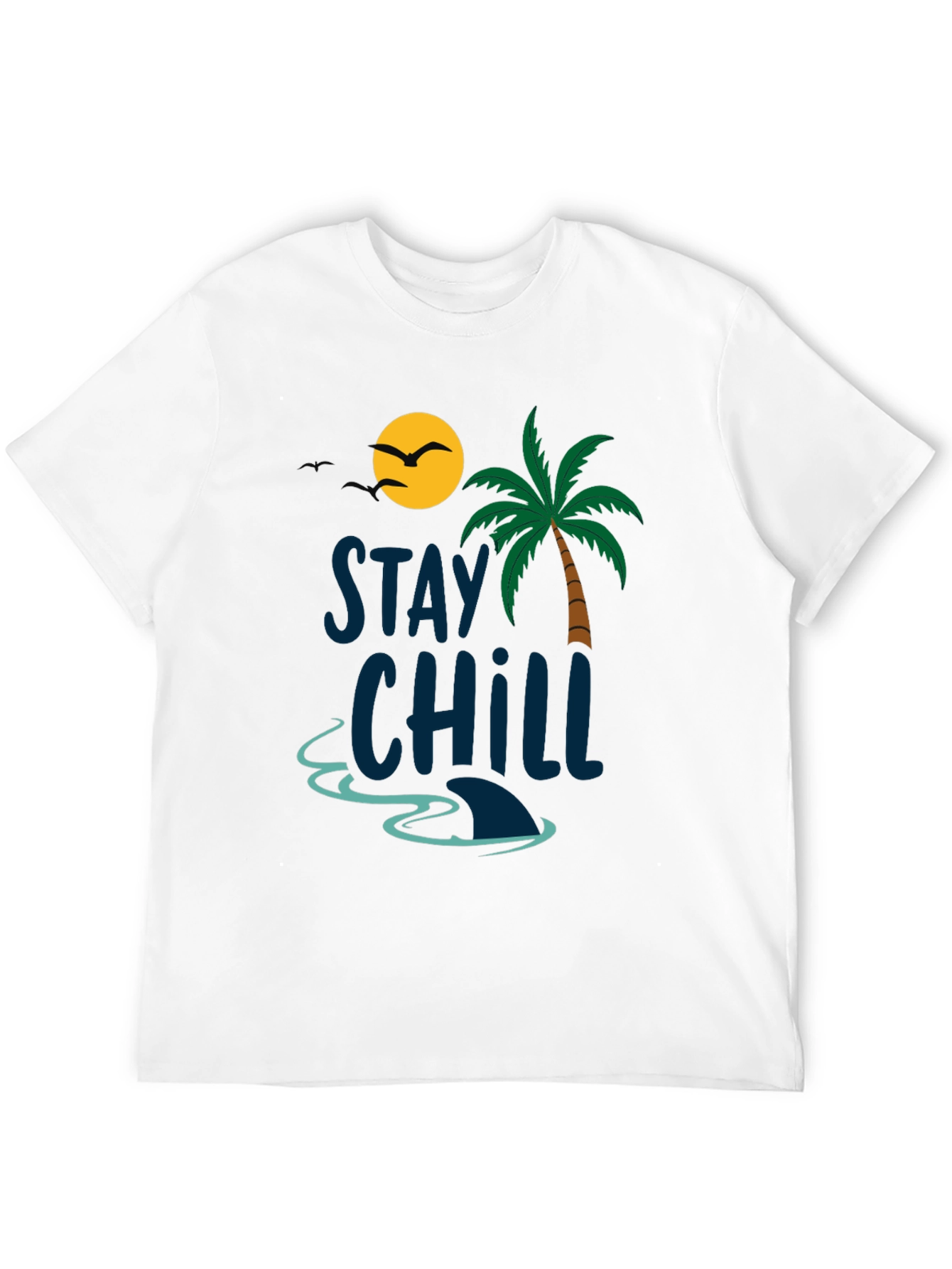 Stay Chill T-Shirt - Beach Vibes Graphic Tee