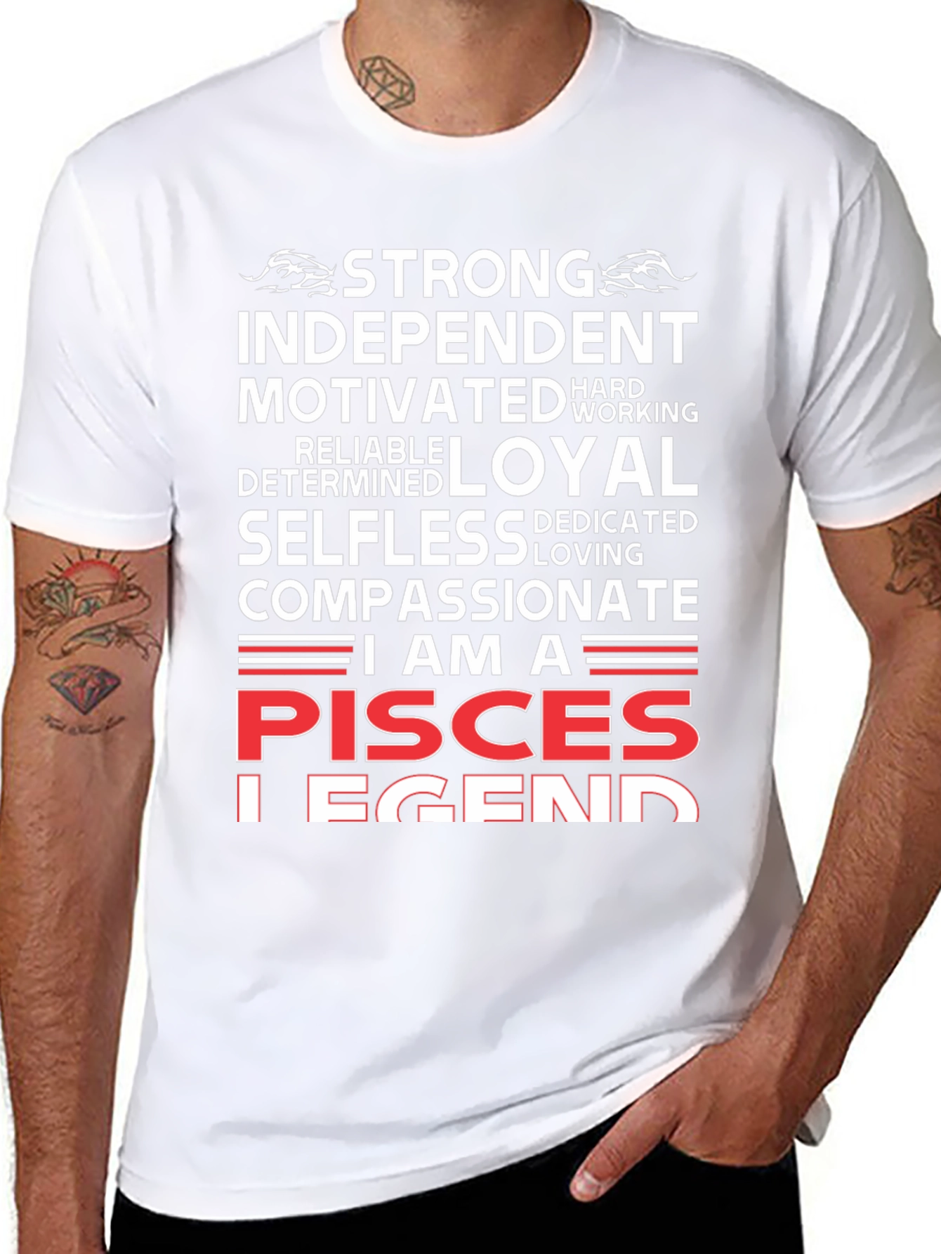 Pisces Legend T-Shirt - Strong Independent Compassionate