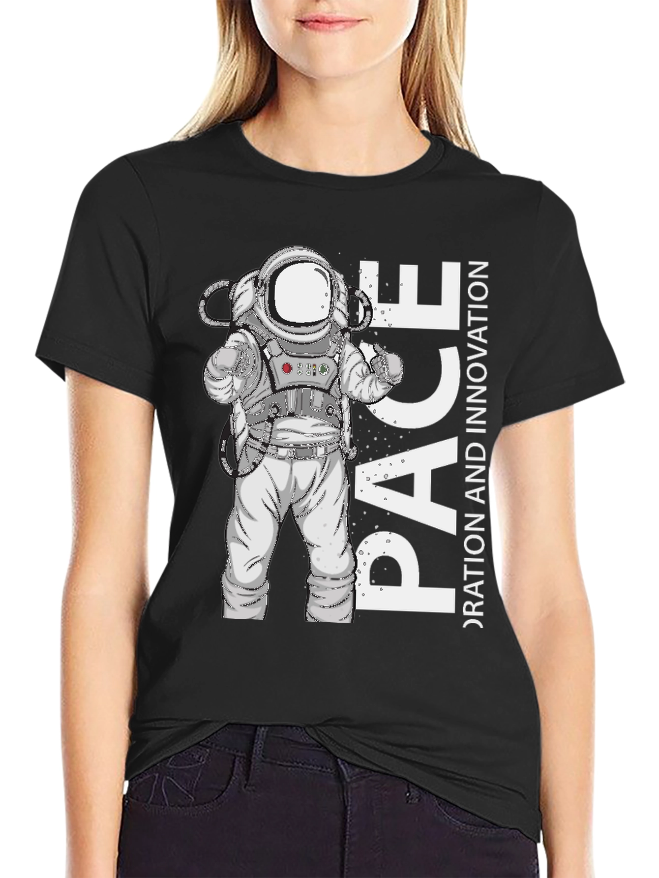Astronaut PACE Innovation Black T-Shirt