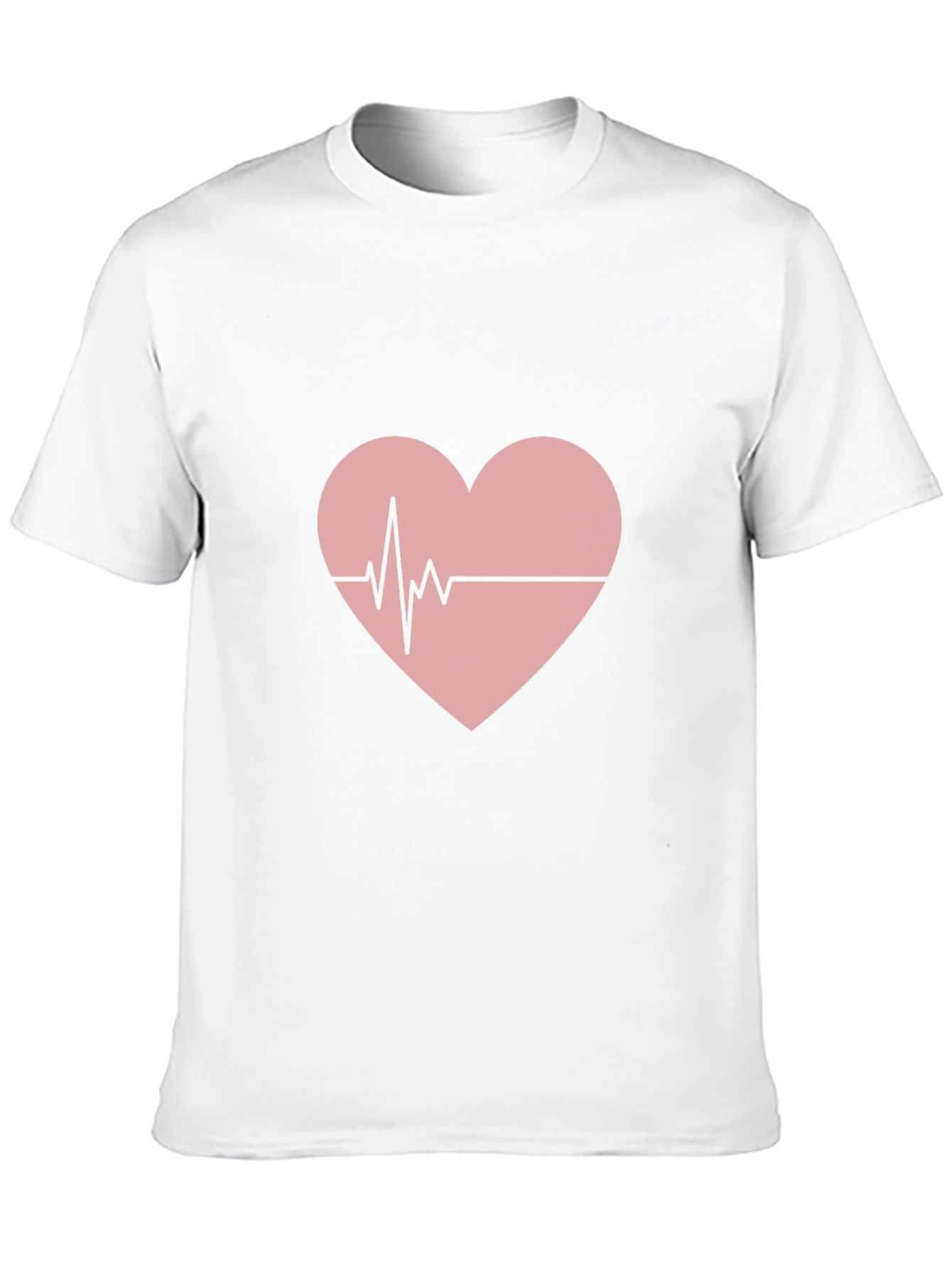 Heartbeat Graphic Tee - Mens Casual T-Shirt