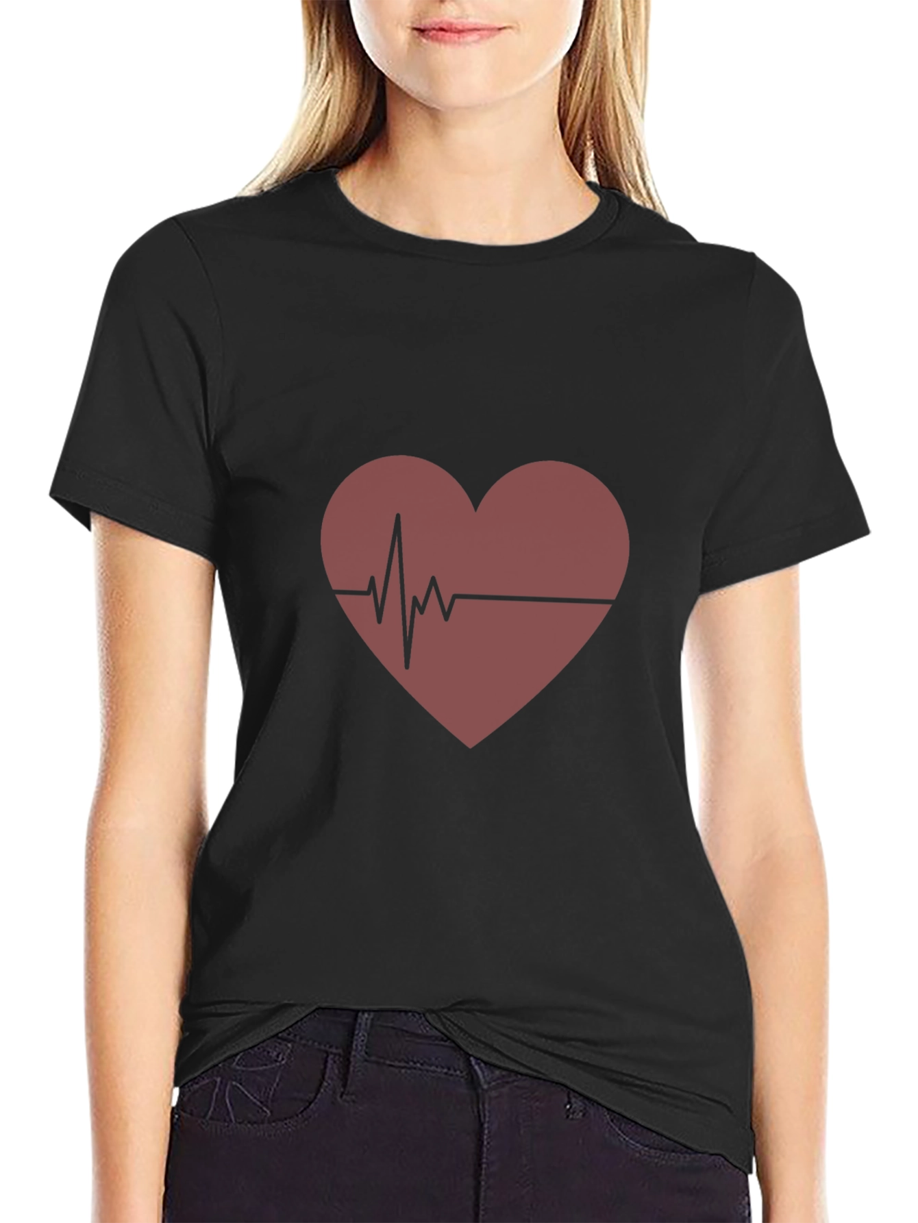 Heartbeat Graphic Tee - Mens Casual T-Shirt