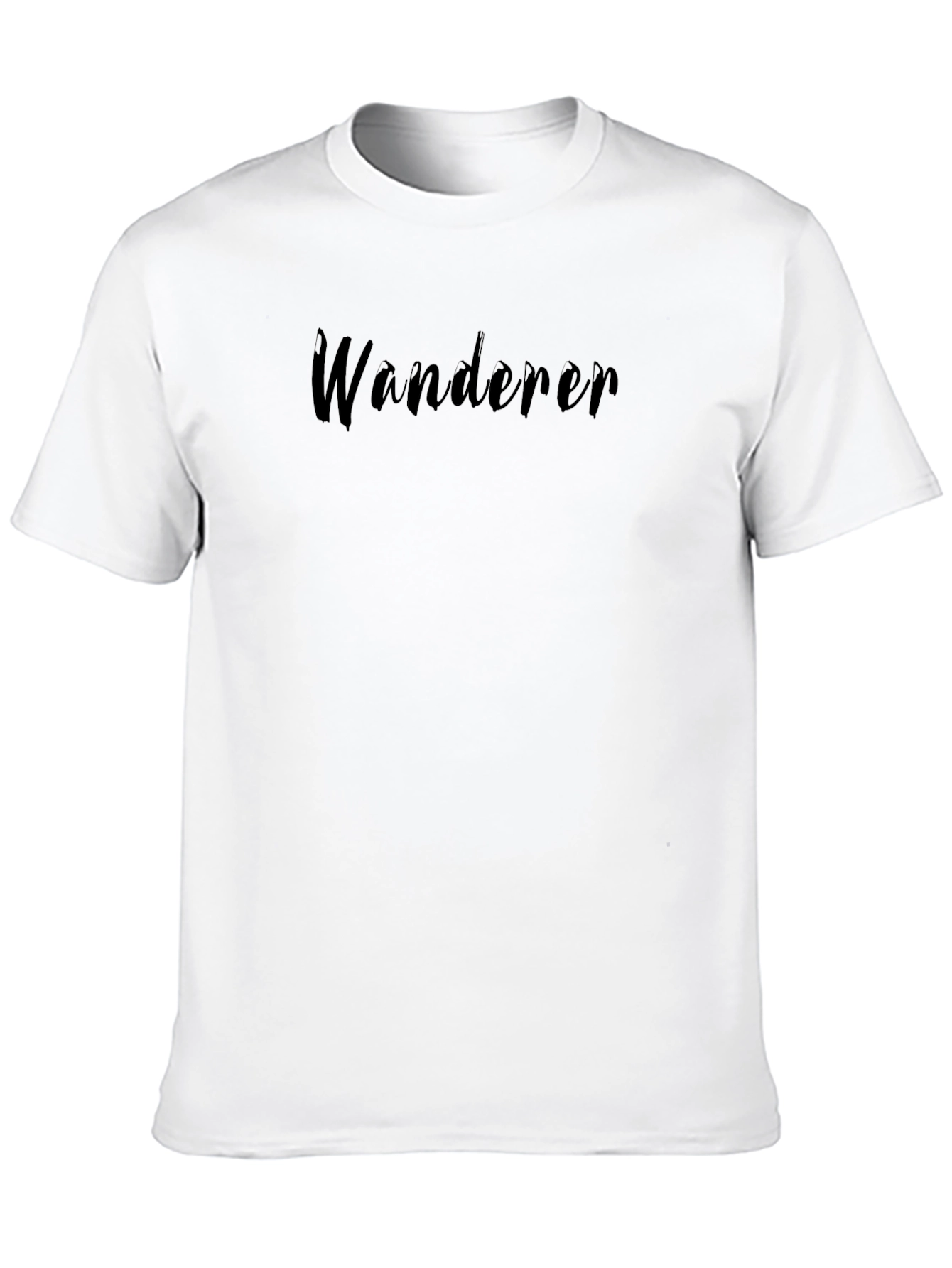 Wanderer Black Crew Neck T-Shirt