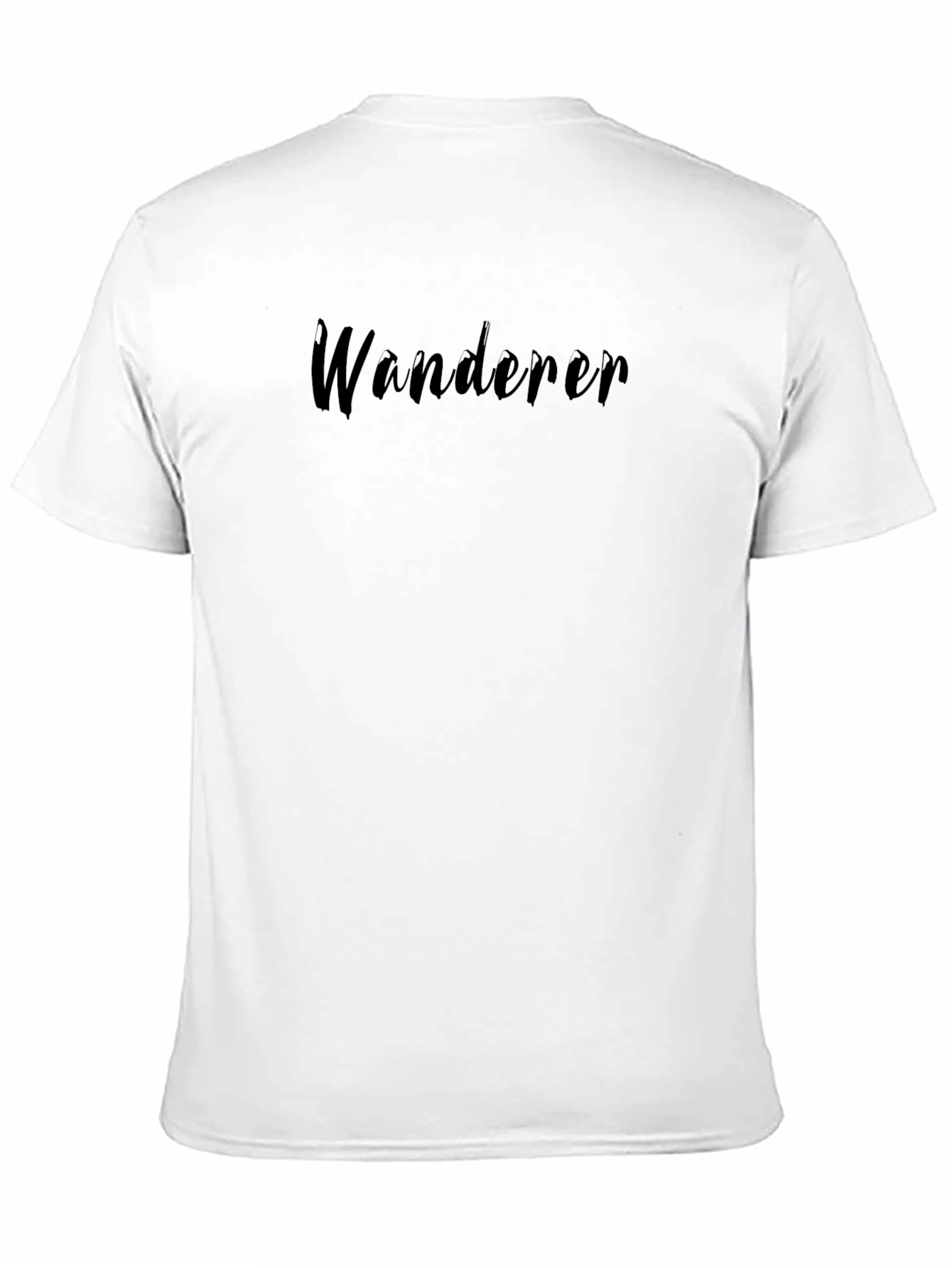 Wanderer Black Crew Neck T-Shirt