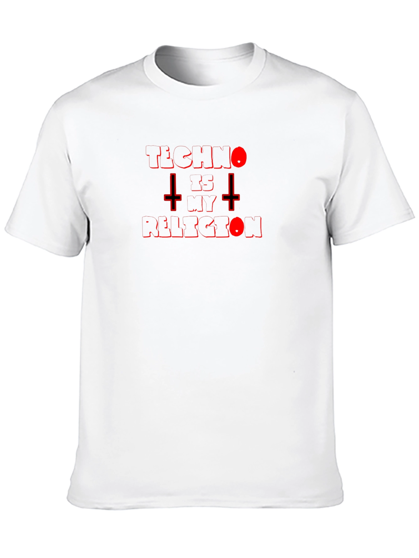 Techno is my Religion Black T-Shirt