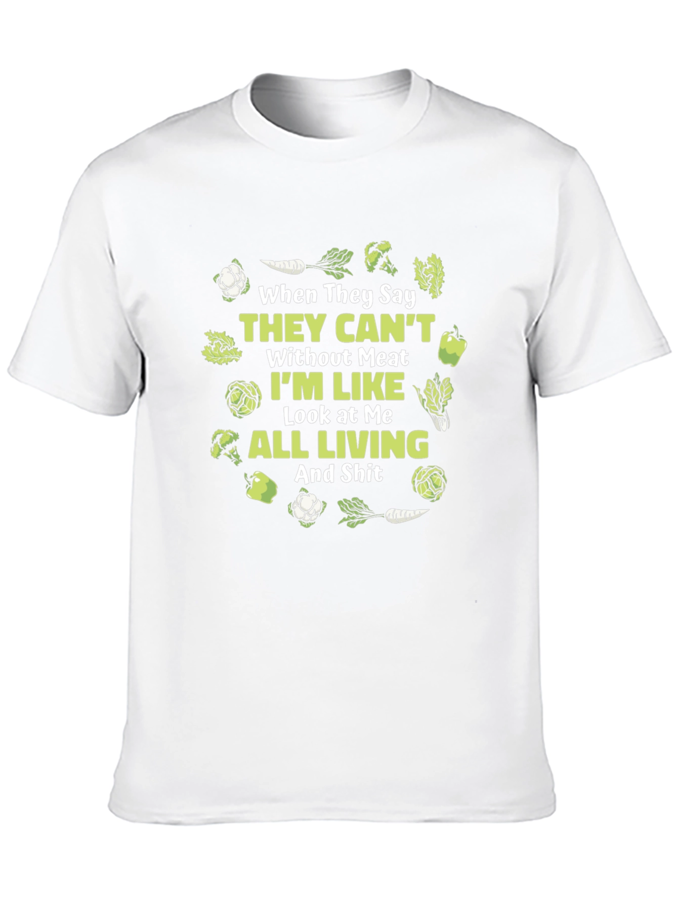 Vegan T-Shirt: All Living Funny Tee