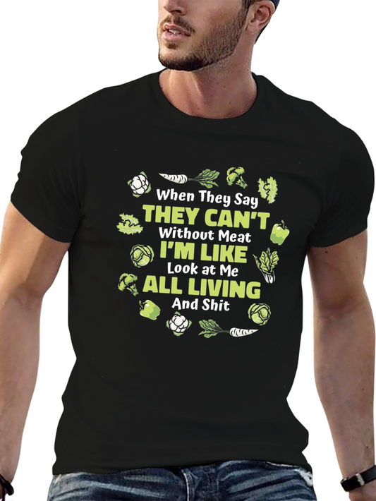 Vegan T-Shirt: All Living Funny Tee