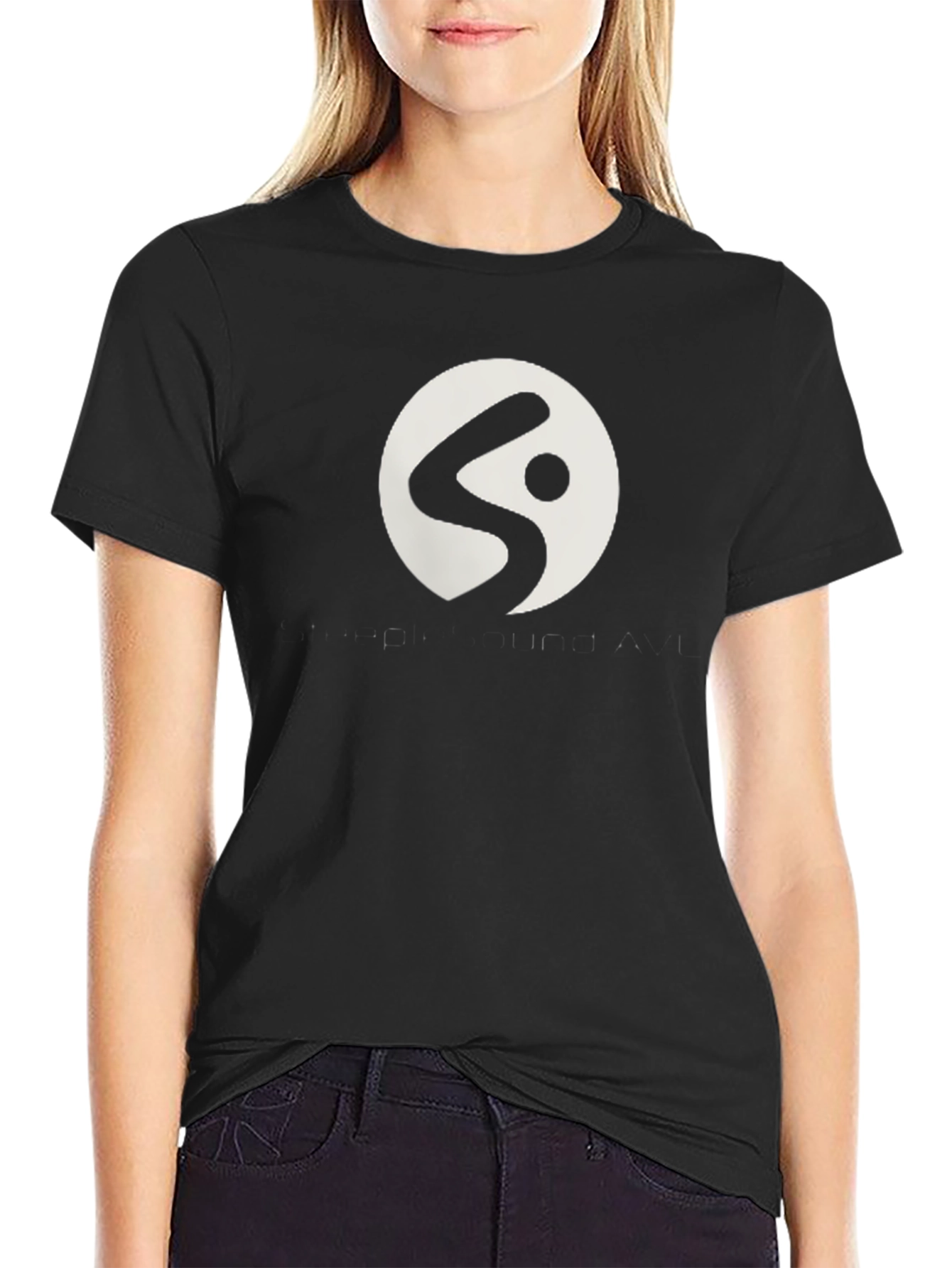 Modern Graphic Tee - Black Casual Shirt