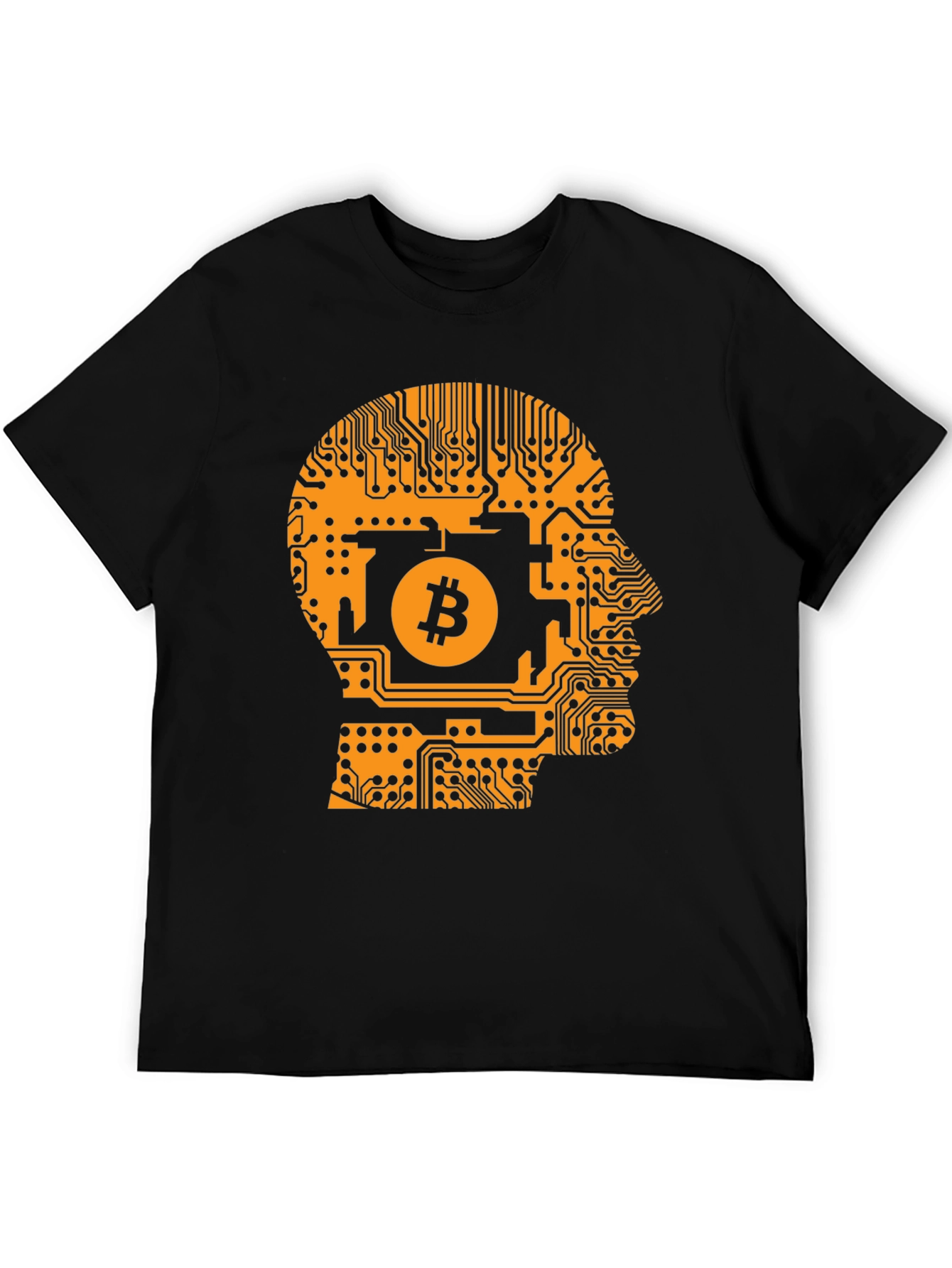 Bitcoin Mind T-Shirt - Crypto Circuit Board Design