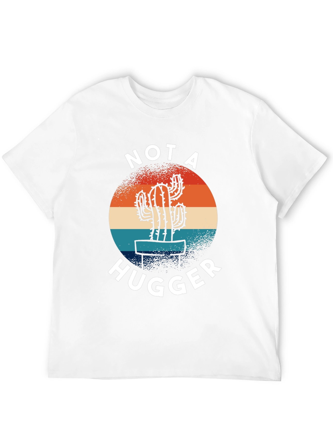 Not a Hugger Cactus Graphic T-Shirt