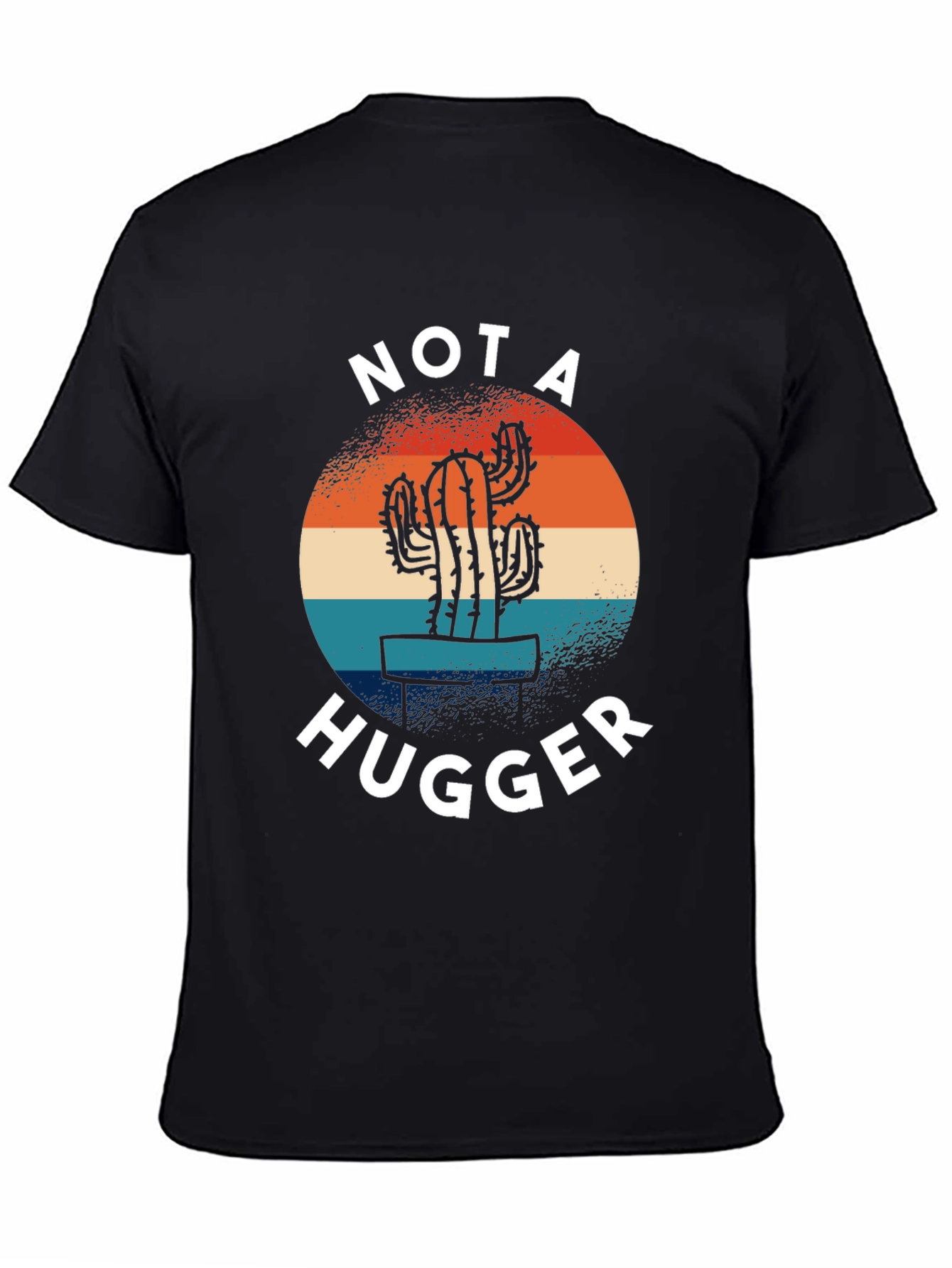 Not a Hugger Cactus Graphic T-Shirt