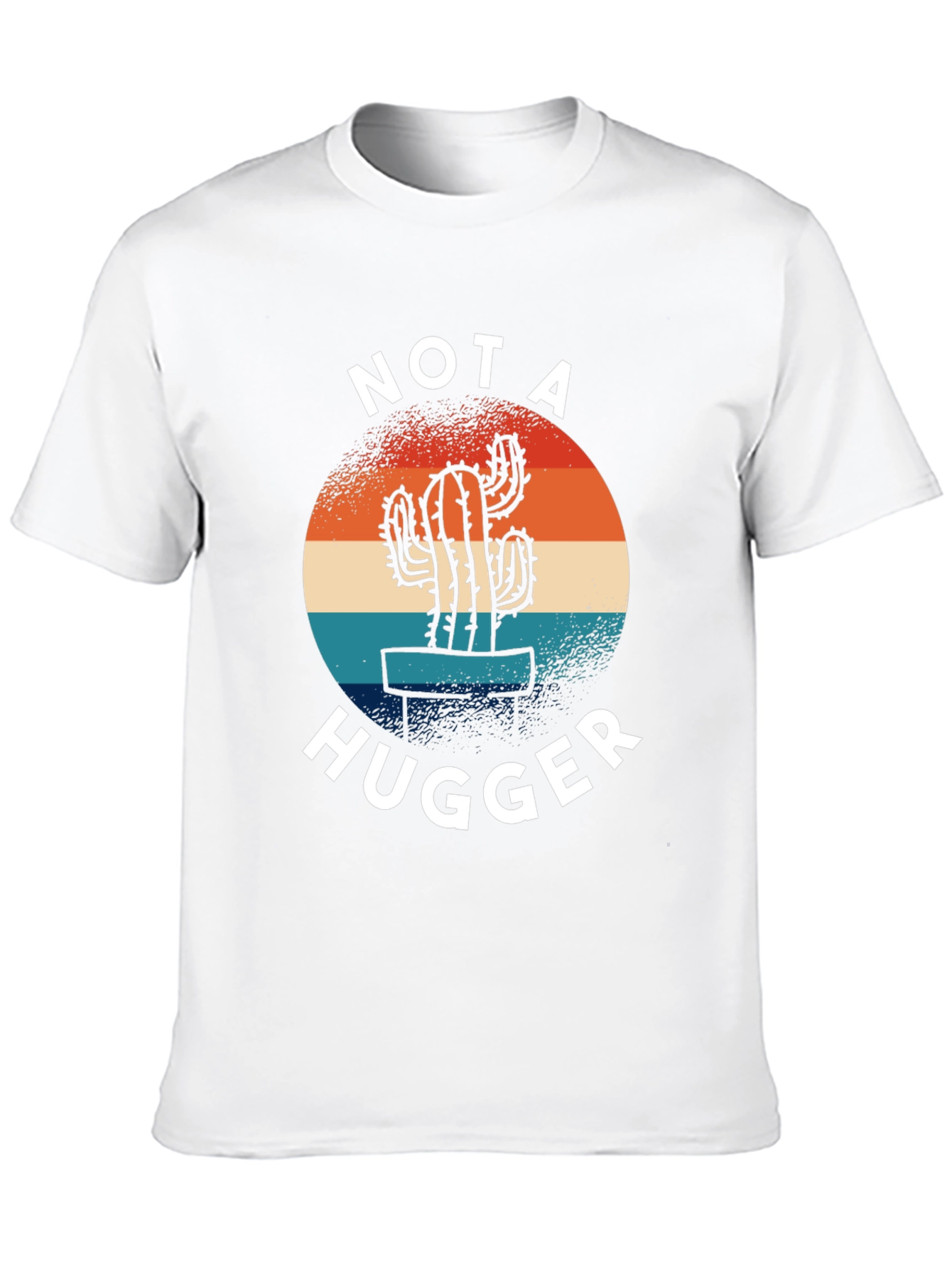 Not a Hugger Cactus Graphic T-Shirt
