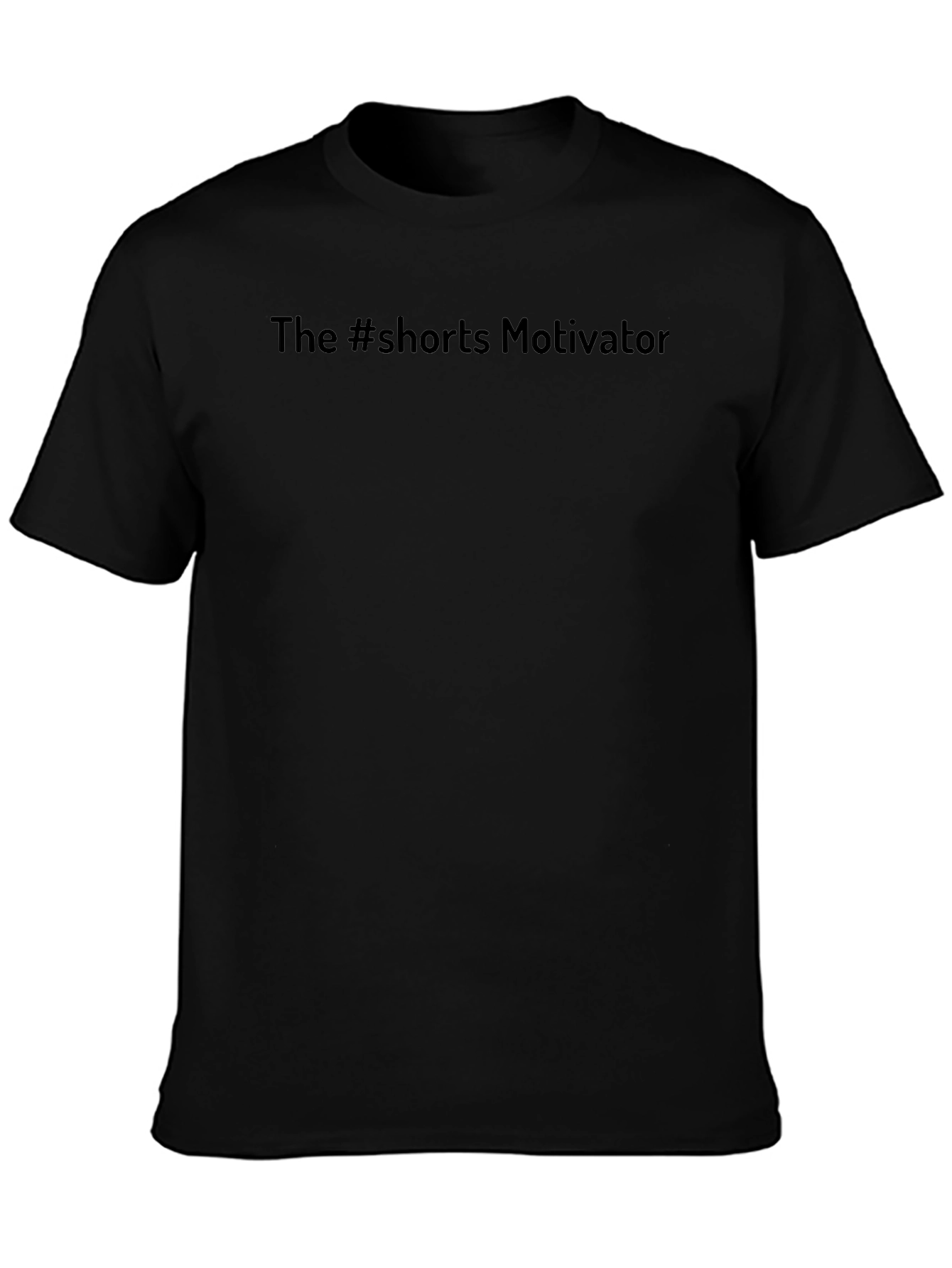 The #shorts Motivator Black T-Shirt