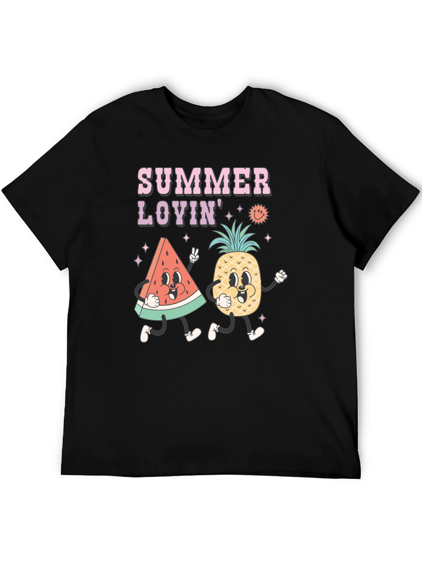 Summer Lovin Graphic Tee - Retro Fruit Design