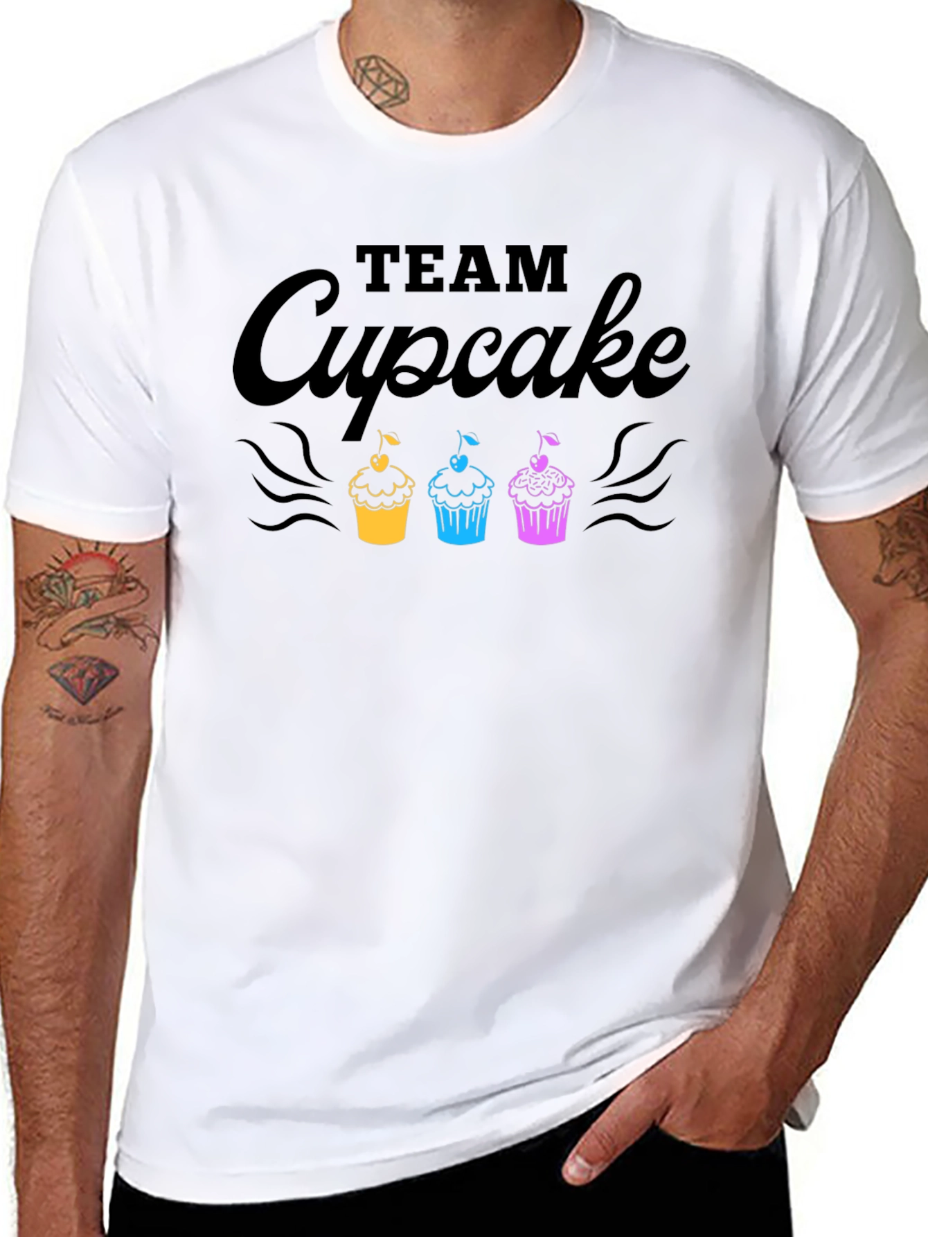 Team Cupcake Graphic Tee - Sweet Treat Shirt