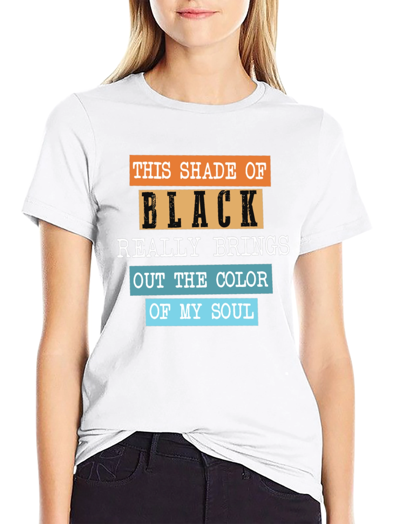 Humorous Shade of Black Graphic Tee