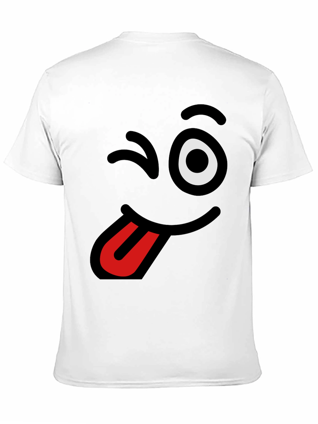 Funny Winking Tongue Emoji T-Shirt