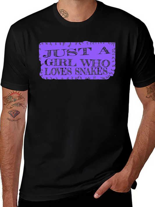 Just A Girl Who Loves Snakes T-Shirt