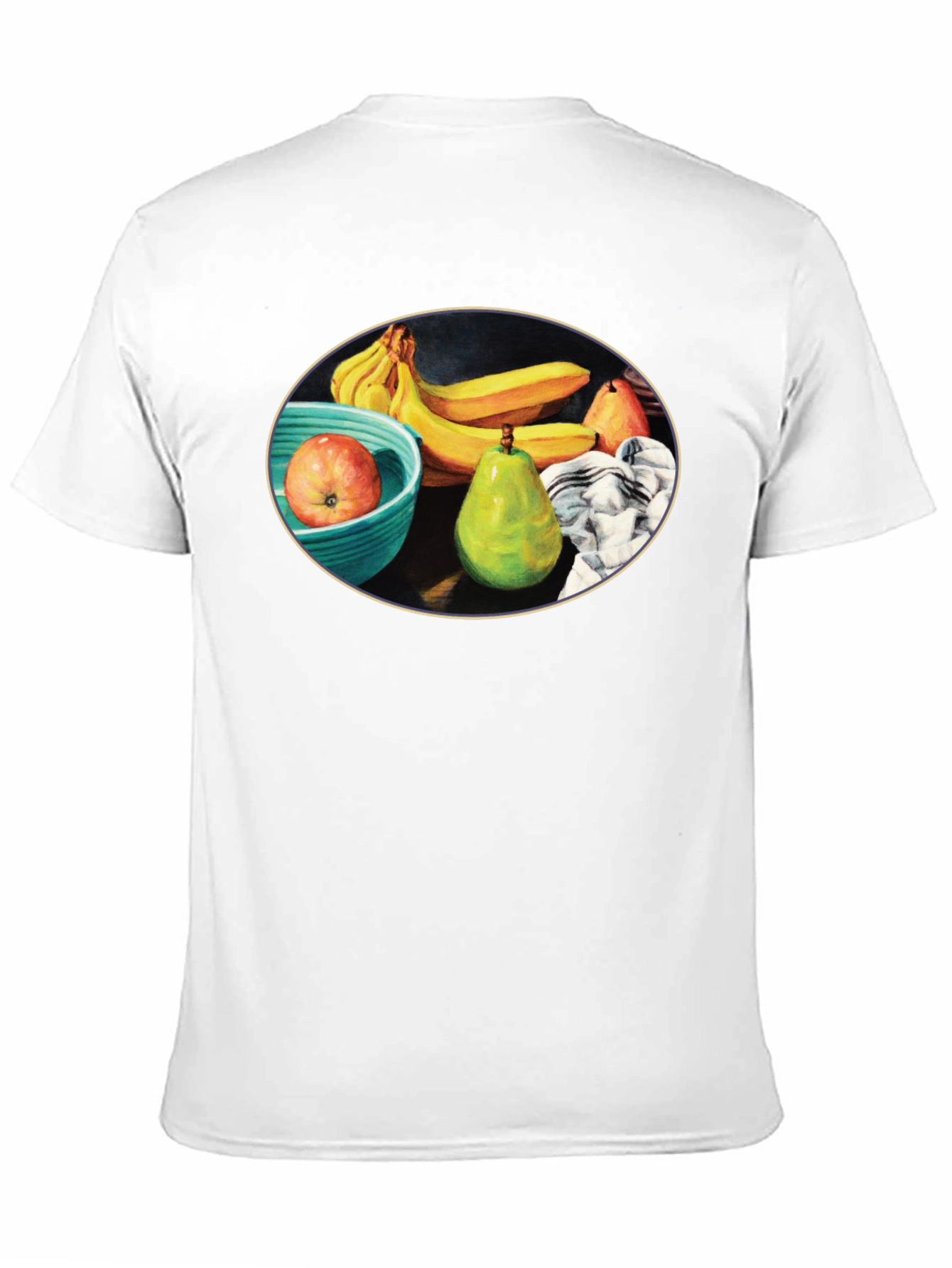 Fruit Still Life Black T-Shirt