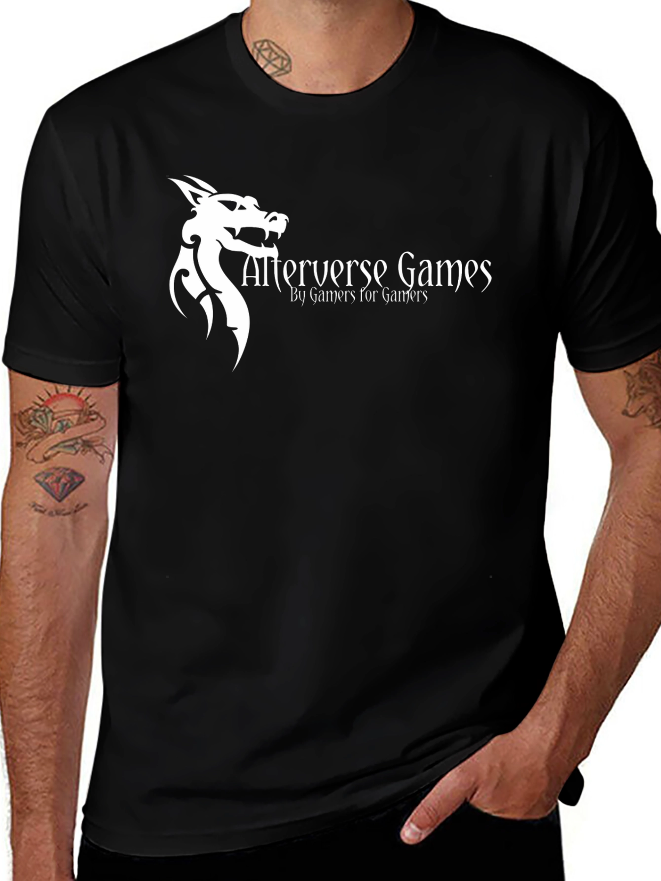 Alterverse Games Black T-Shirt - Gamer Apparel