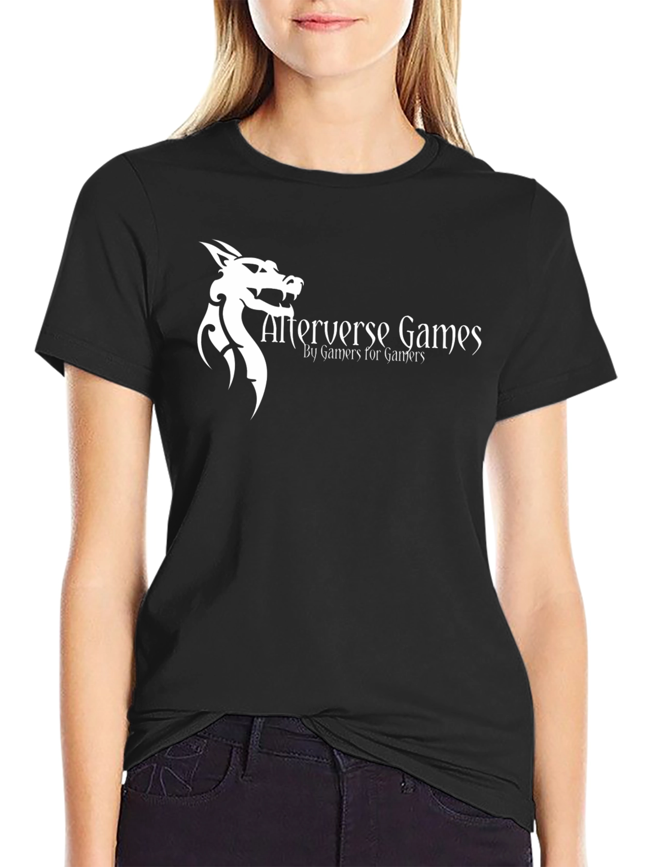 Alterverse Games Black T-Shirt - Gamer Apparel