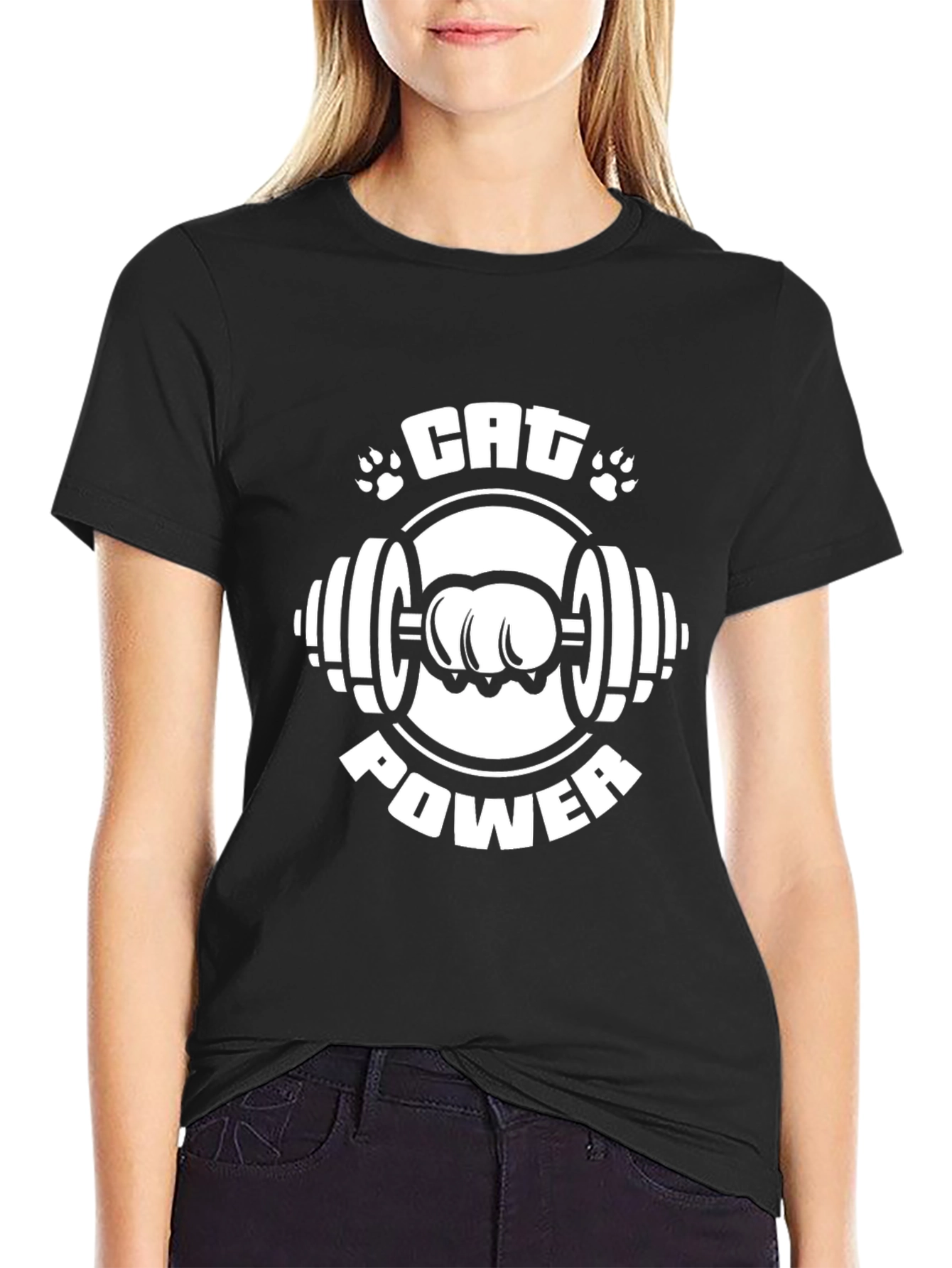 Cat Power T-Shirt - Gym Humor
