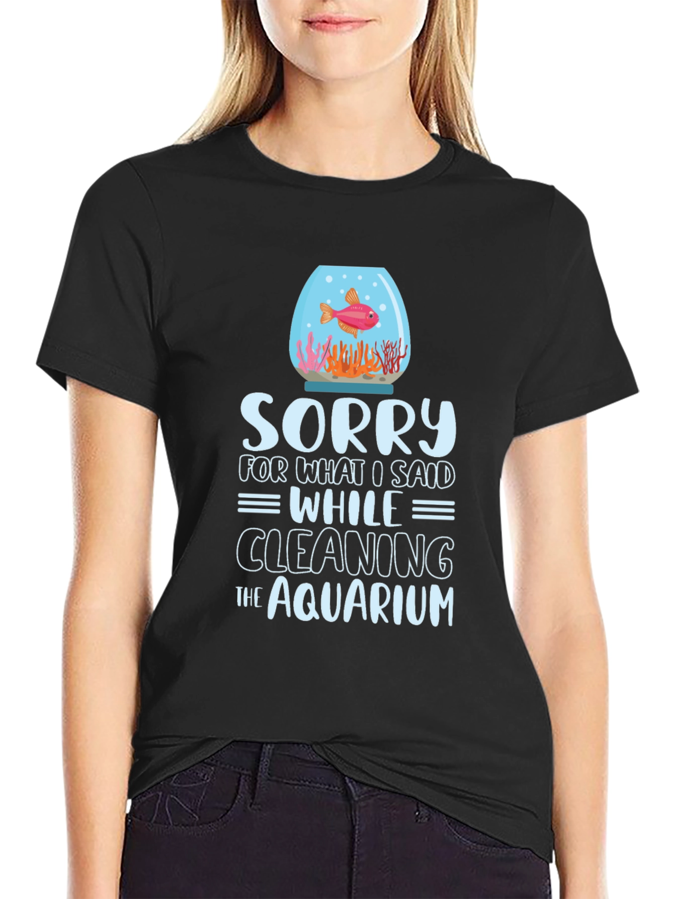 Funny Aquarium Cleaning T-Shirt
