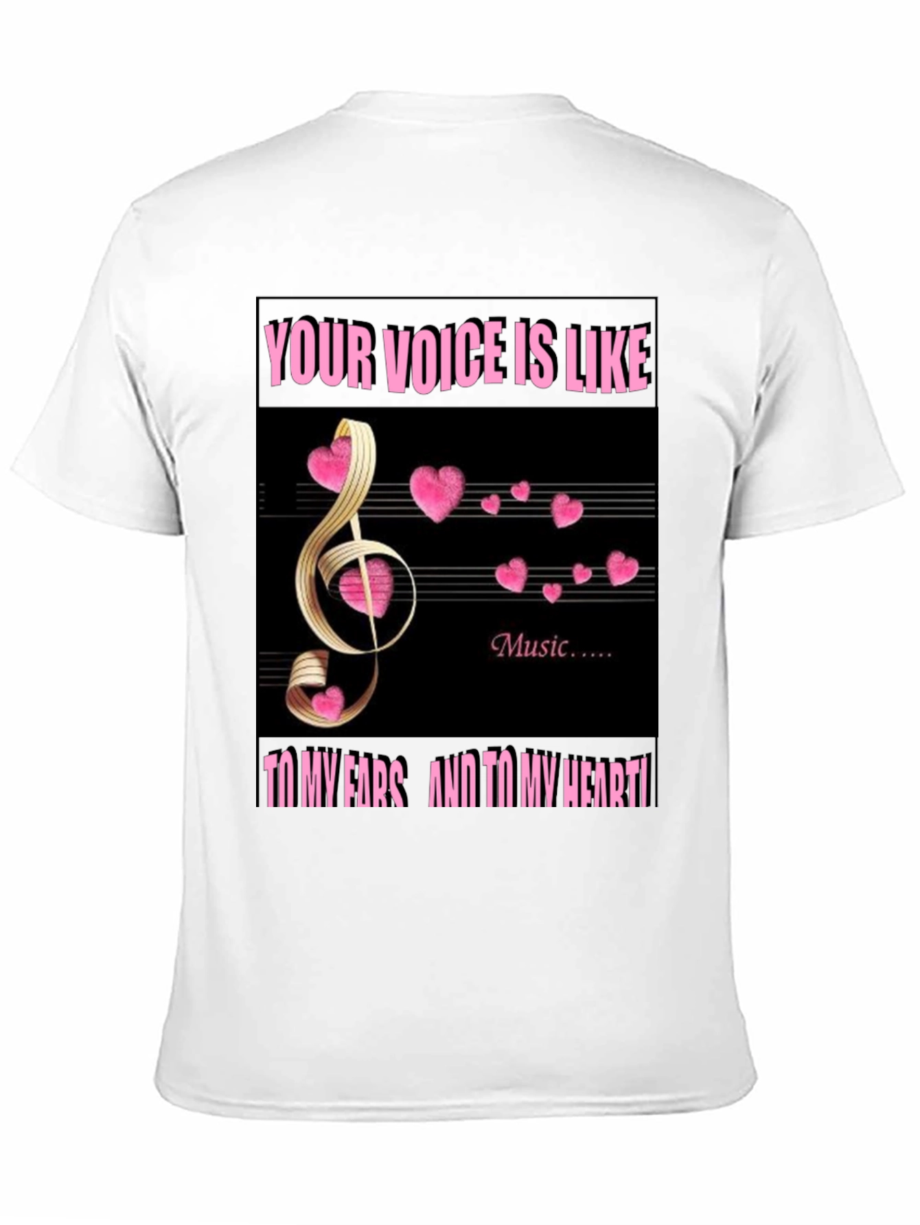 Voice is Like Music Graphic Tee