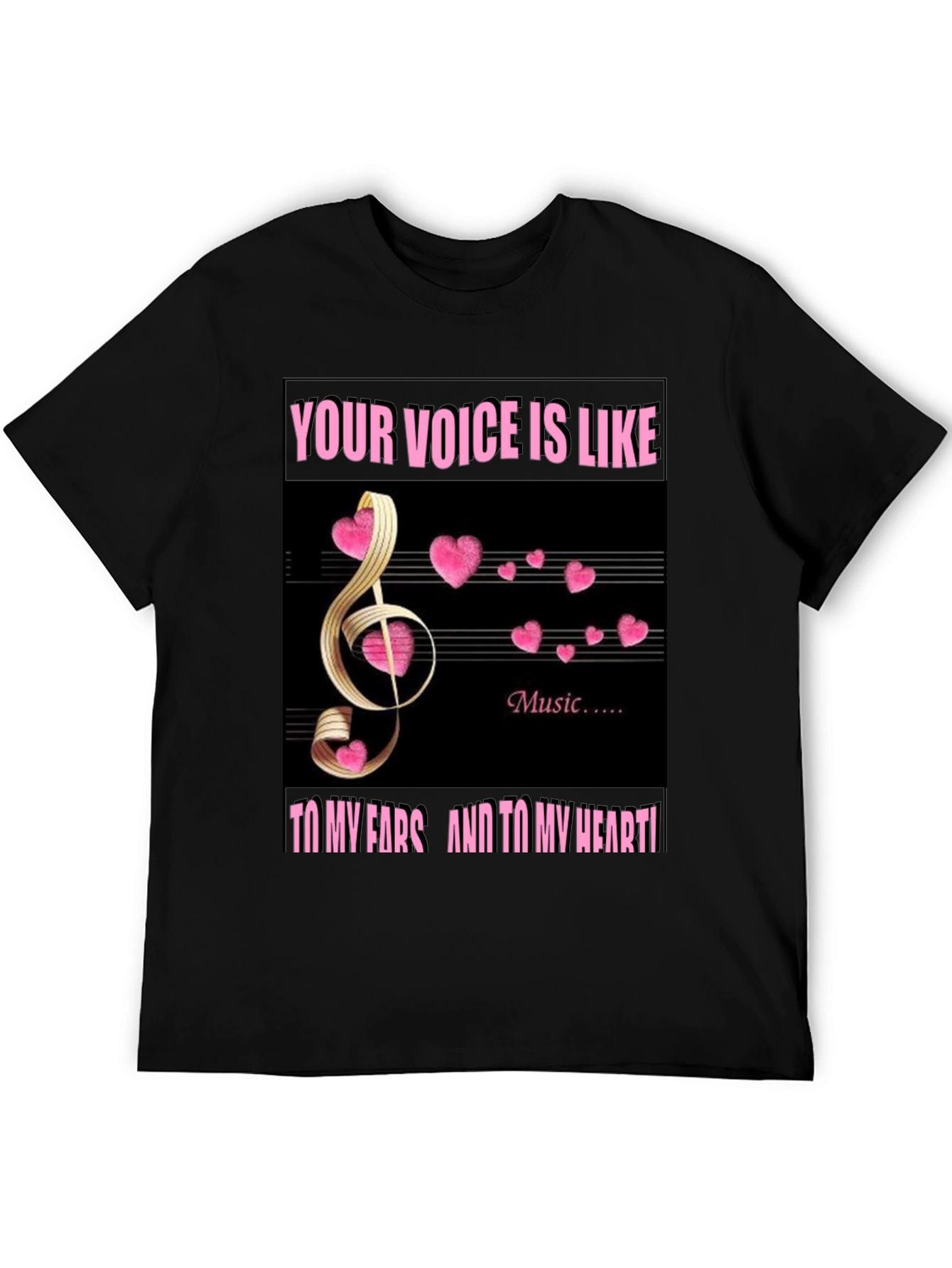 Voice is Like Music Graphic Tee