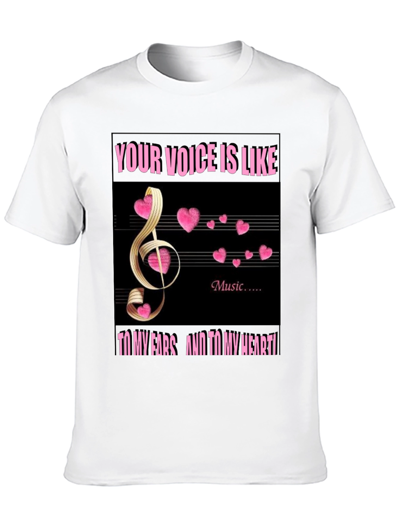 Voice is Like Music Graphic Tee
