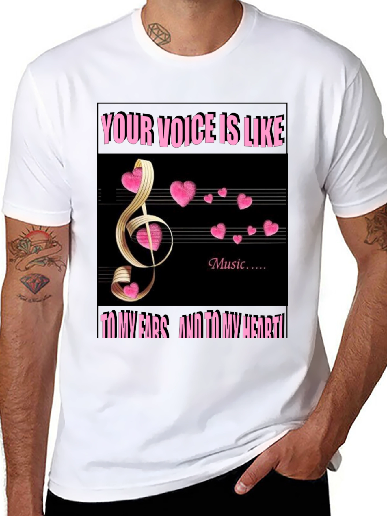 Voice is Like Music Graphic Tee