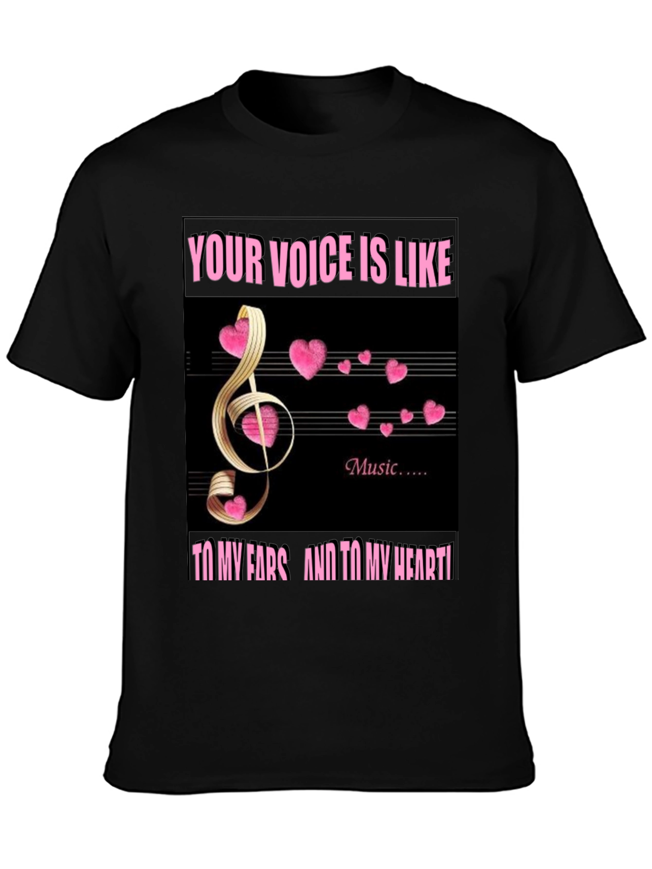 Voice is Like Music Graphic Tee