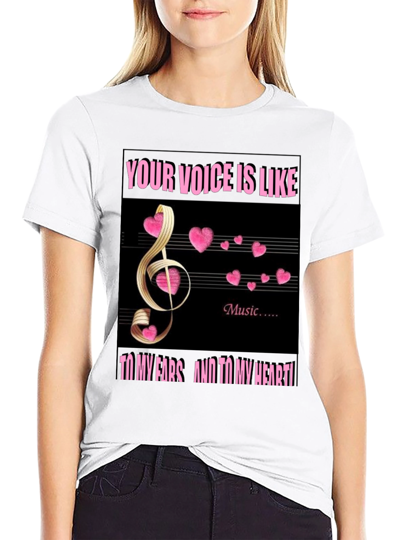 Voice is Like Music Graphic Tee