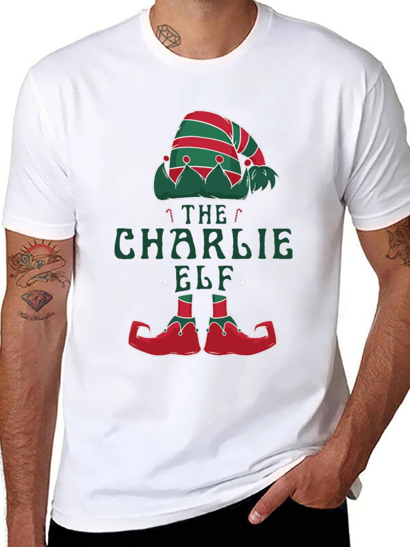 The Charlie Elf Christmas T-Shirt