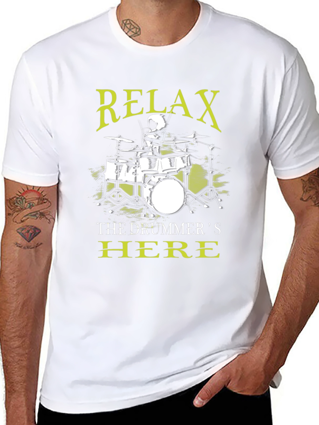 Relax The Drummers Here T-Shirt