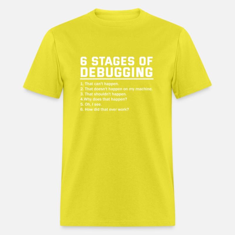 6 Stages of Debugging Funny Software Bug Coding