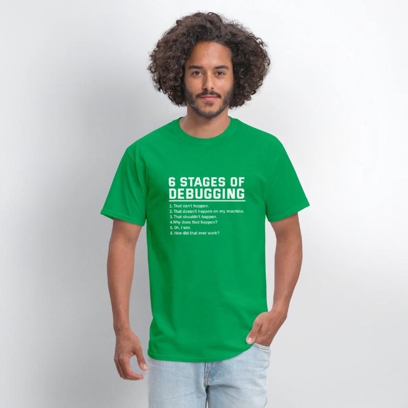 6 Stages of Debugging Funny Software Bug Coding