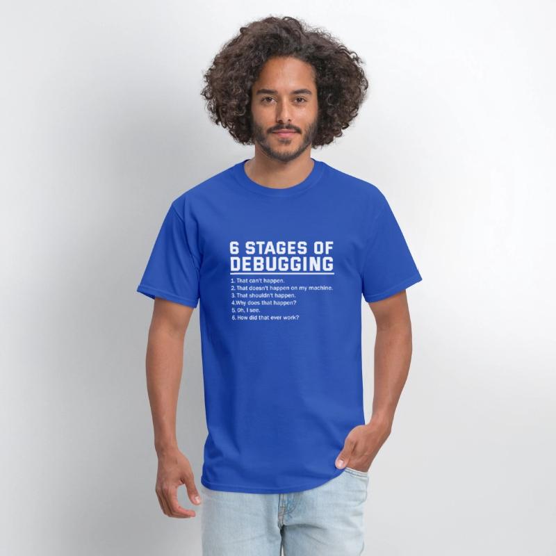 6 Stages of Debugging Funny Software Bug Coding