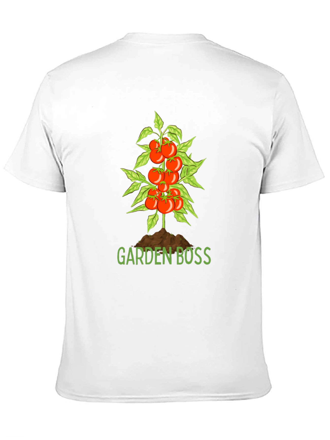 Garden Boss Graphic Tee - Tomato Plant Design