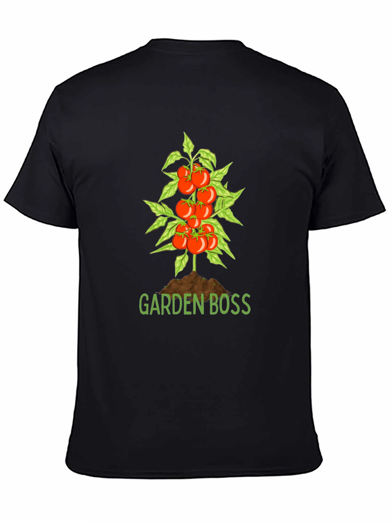 Garden Boss Graphic Tee - Tomato Plant Design