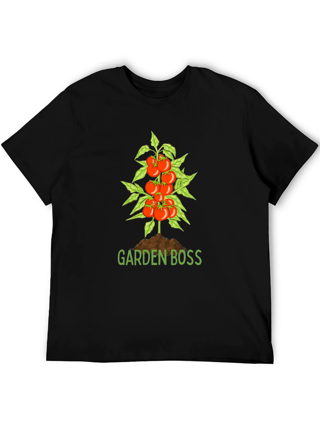 Garden Boss Graphic Tee - Tomato Plant Design