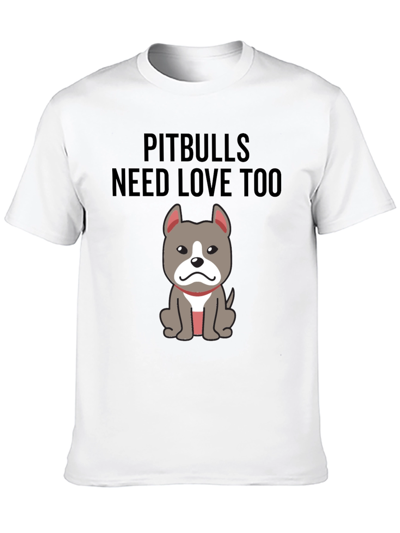 Pitbulls Need Love Too Graphic T-Shirt