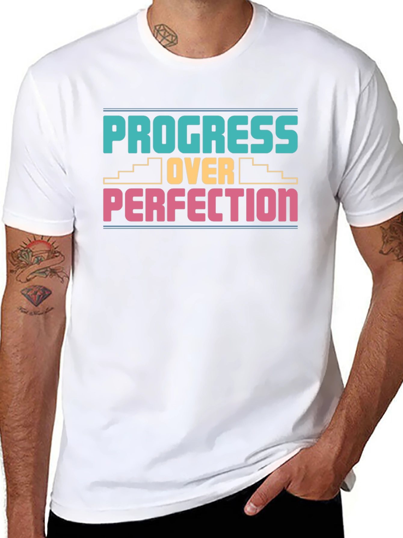 Progress Over Perfection Graphic Tee