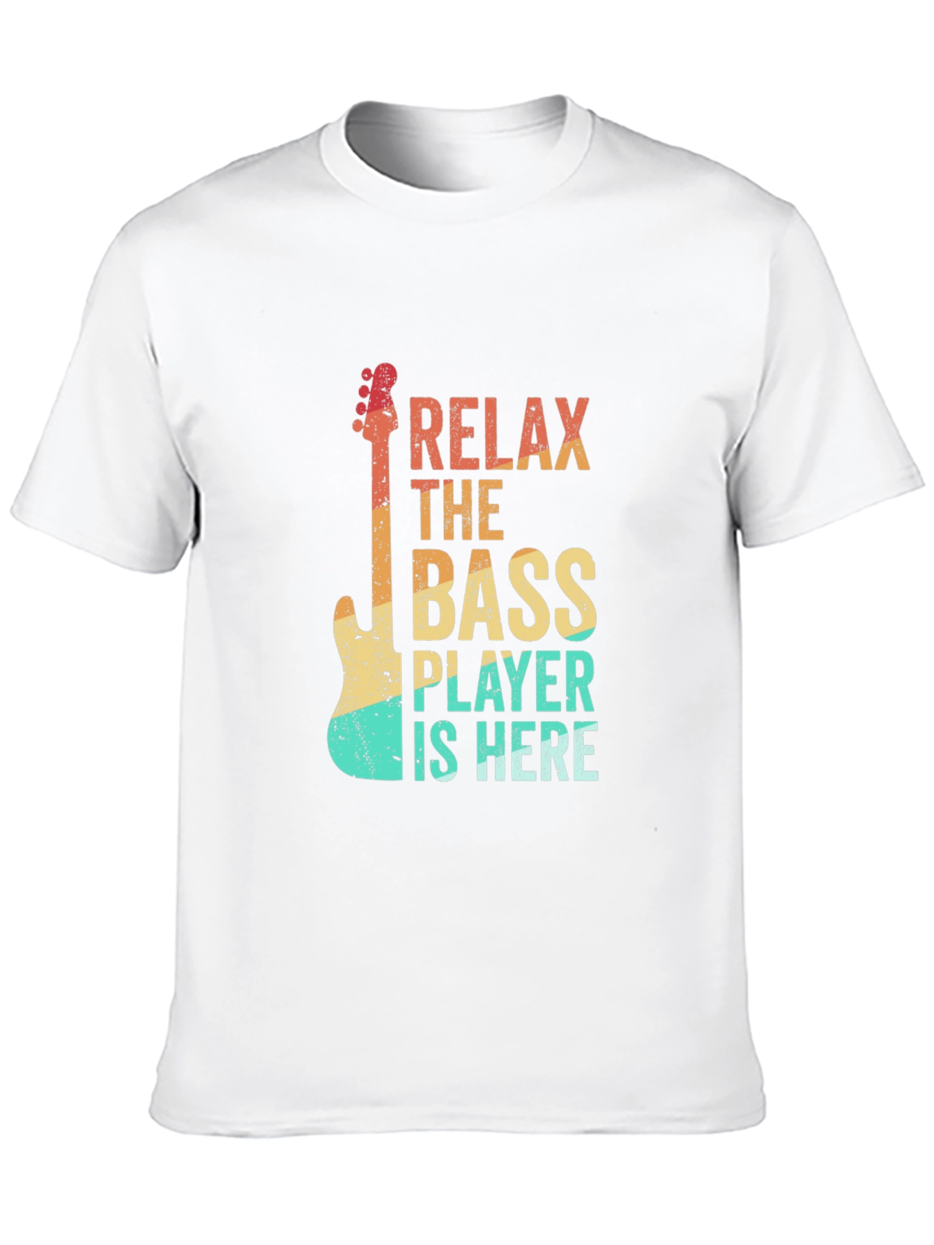 Relax Bass Player T-Shirt - Retro Design