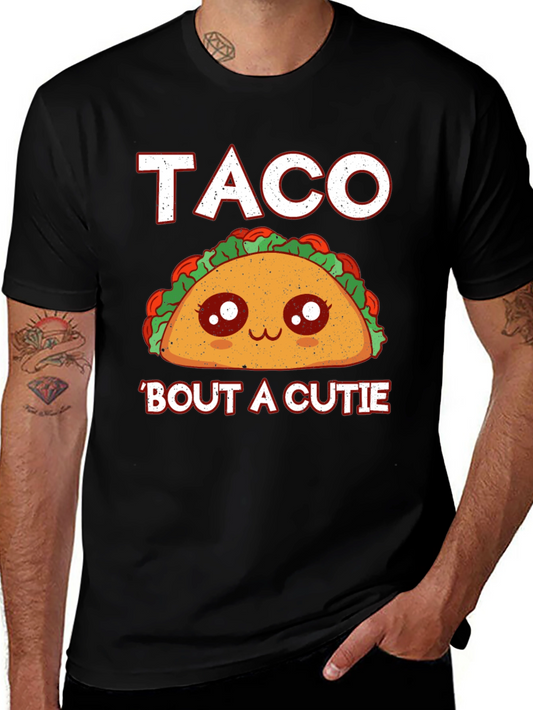 Taco Bout A Cutie Graphic Tee - Black