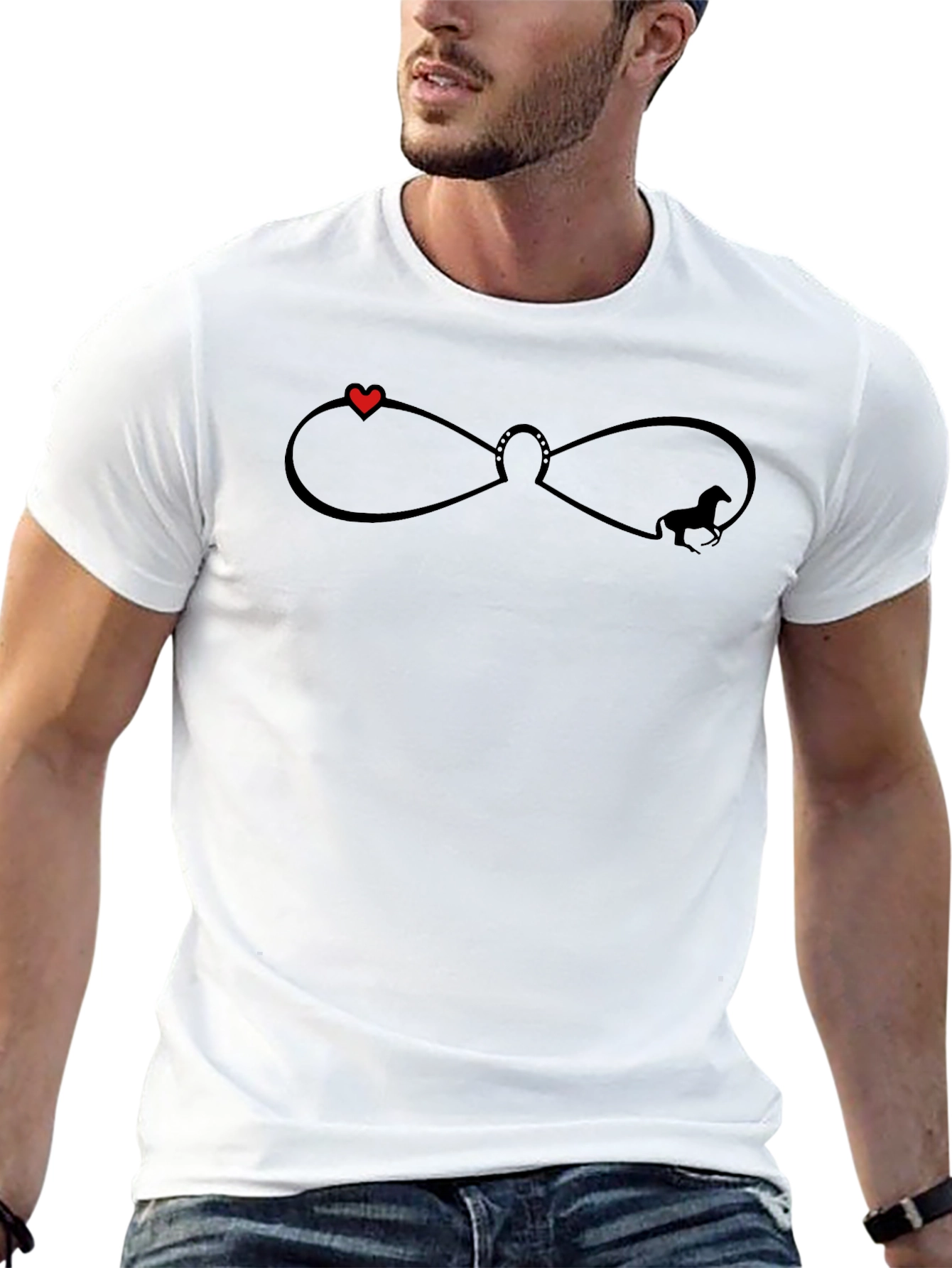 Equestrian Infinity Symbol T-Shirt