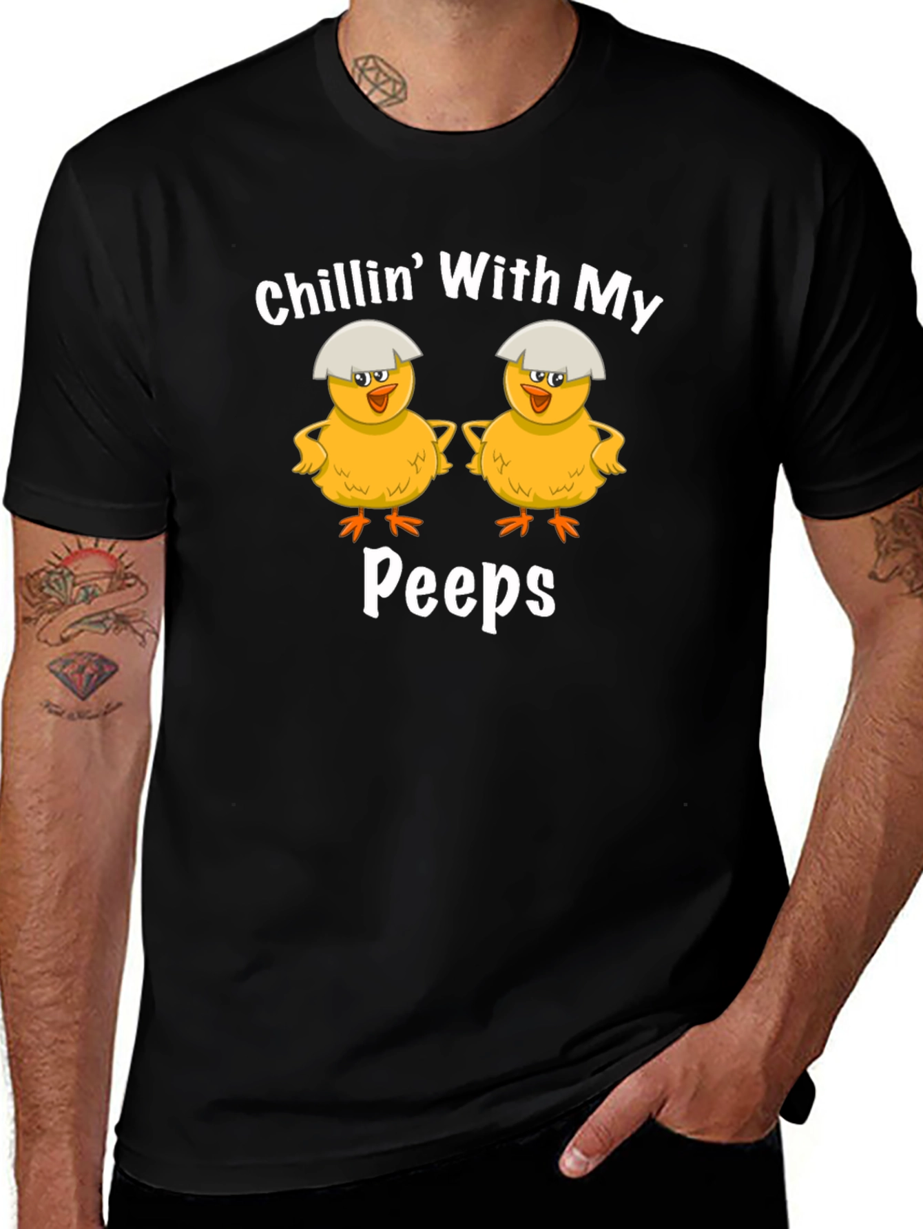 Chillin With My Peeps Easter Chick T-Shirt
