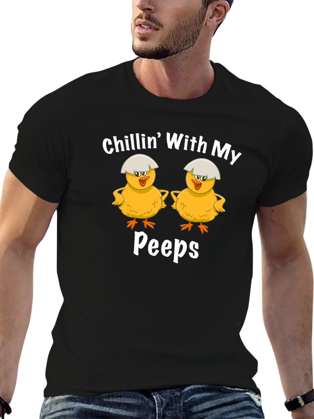 Chillin With My Peeps Easter Chick T-Shirt